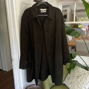 Men’s Comme des Garçons Plaid Wool Coat